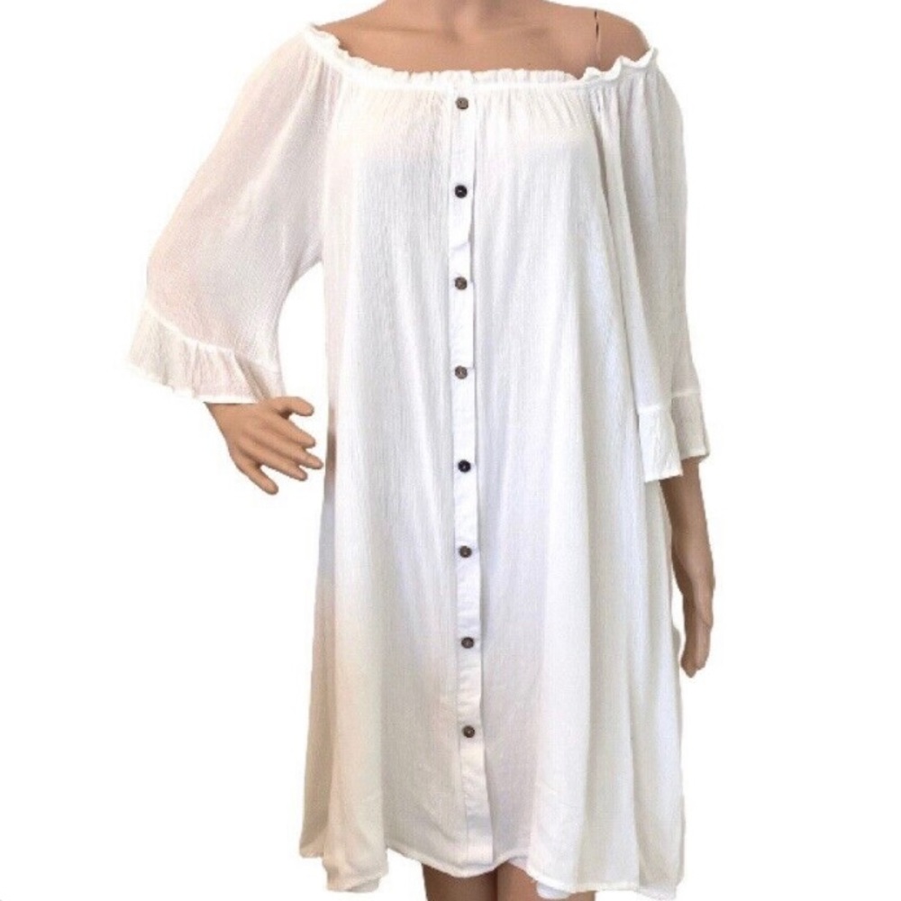Naïf White Boho Dress